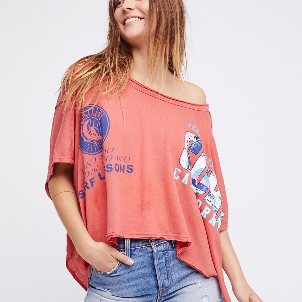 Free People We The Free Flag Me Down Tee